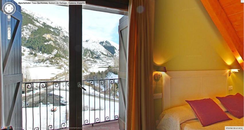 Apartahotel Tres Quiñones Sallent de Gállego Habitación foto